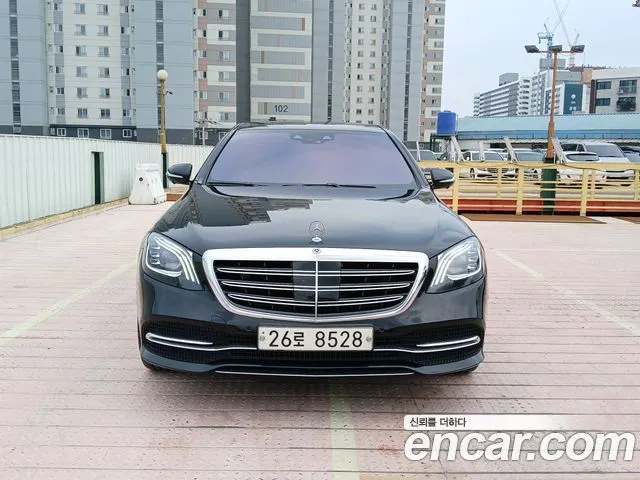 MERCEDES-BENZ S-CLASS W222 2019 — 161 000 км, чёрный, Корея — под ключ — фото 2