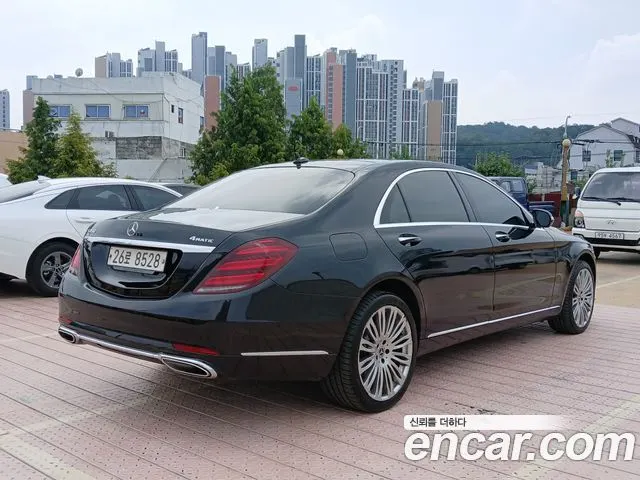 MERCEDES-BENZ S-CLASS W222 2019 — 161 000 км, чёрный, Корея — под ключ — фото 4