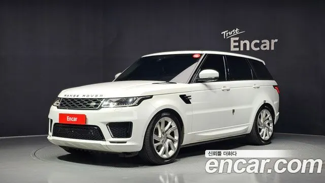LAND ROVER RANGE ROVER SPORT 2018 — 208 026 км, белый, Корея — под ключ — фото 1