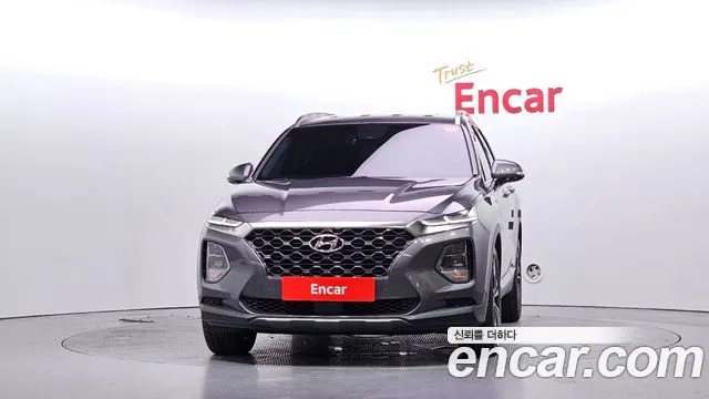 HYUNDAI SANTA FE 2019 — 135 930 км, серый, Корея — под ключ — фото 3