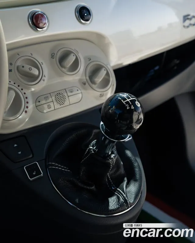 FIAT 500 2011 — 175 600 км, белый-перламутр, Корея — под ключ — фото 7