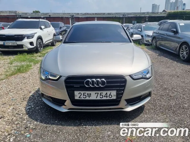 AUDI A5 2015 — 123 557 км, светло-золотистый, Корея — под ключ — фото 11