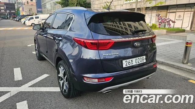 KIA SPORTAGE 2017 — 86 614 км, синий, Корея — под ключ — фото 2