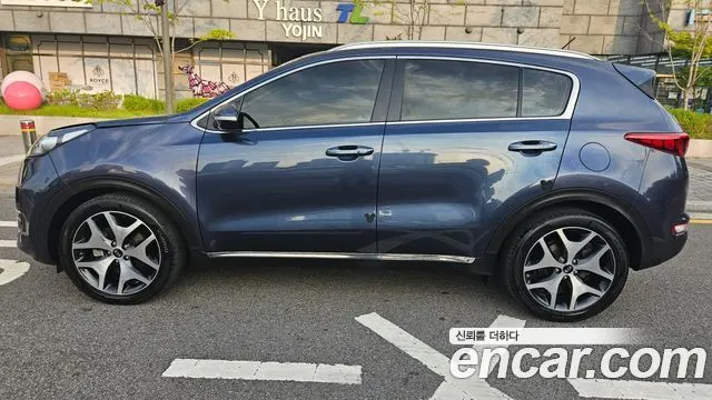 KIA SPORTAGE 2017 — 86 614 км, синий, Корея — под ключ — фото 3