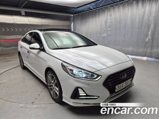 HYUNDAI SONATA 2019 — 157 494 км, белый-перламутр, Корея — под ключ — фото 3