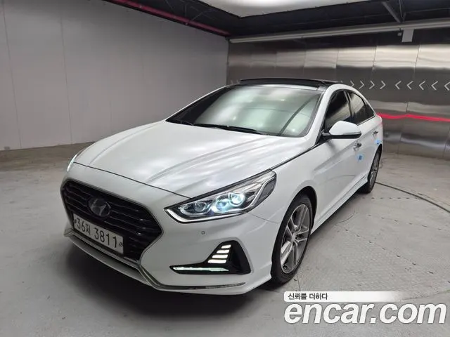 HYUNDAI SONATA 2019 — 157 494 км, белый-перламутр, Корея — под ключ — фото 4