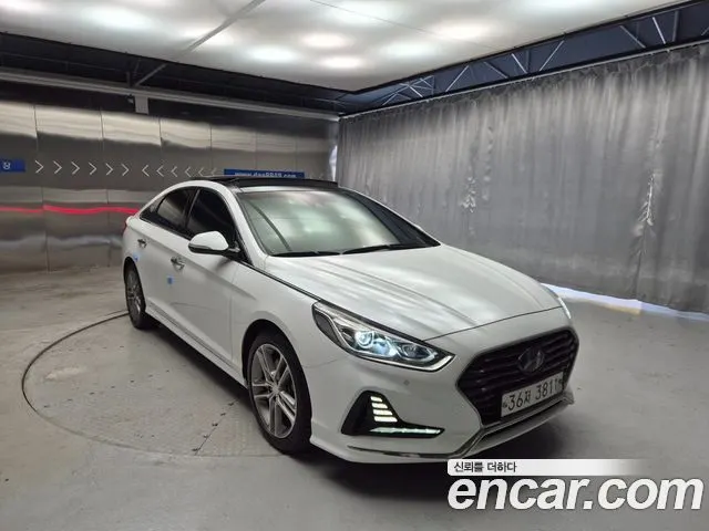 HYUNDAI SONATA 2019 — 157 494 км, белый-перламутр, Корея — под ключ — фото 8