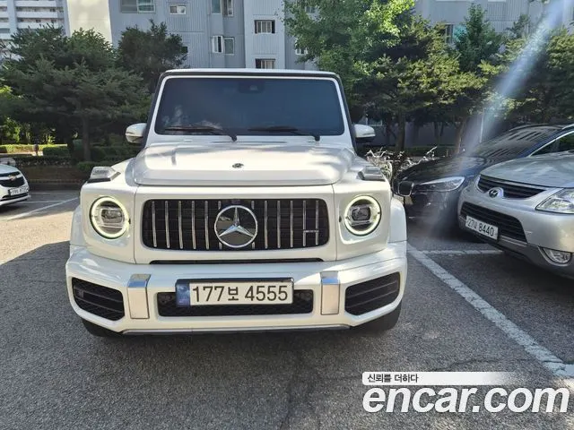 MERCEDES-BENZ G-CLASS W463B 2021 — 22 000 км, белый, Корея — под ключ — фото 1