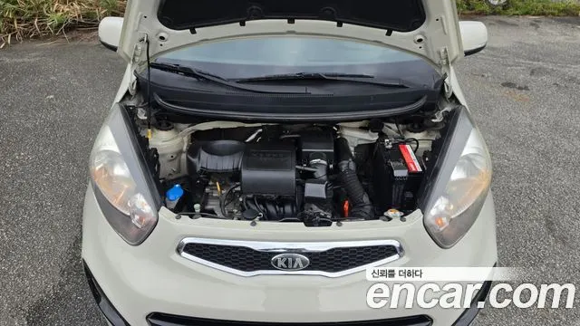 KIA MORNING 2015 — 124 983 км, белый-перламутр, Корея — под ключ — фото 6