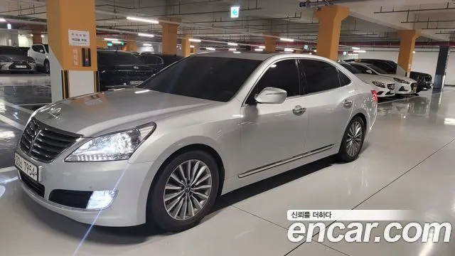 HYUNDAI EQUUS 2015 — 203 000 км, серебристо-серый, Корея — под ключ — фото 7