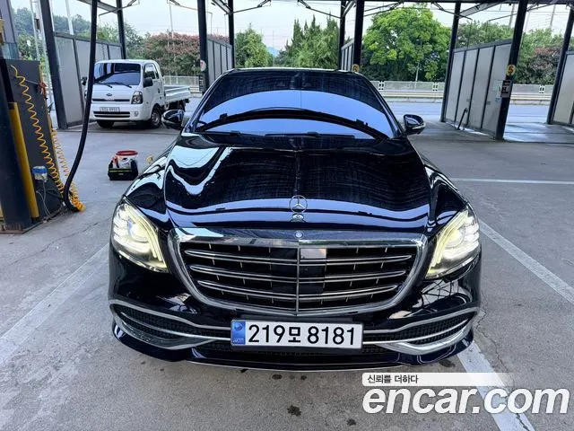 MERCEDES-BENZ S-CLASS W222 2016 — 228 000 км, чёрный, Корея — под ключ — фото 1