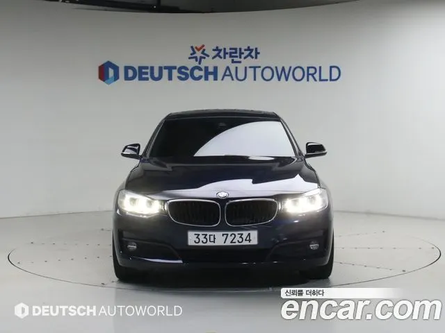 BMW 3 SERIES GT 2018 — 138 000 км, синий, Корея — под ключ — фото 3