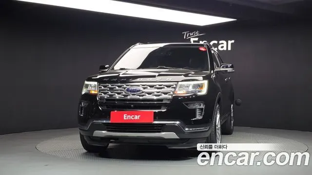 FORD EXPLORER 2019 — 141 321 км, чёрный, Корея — под ключ — фото 3