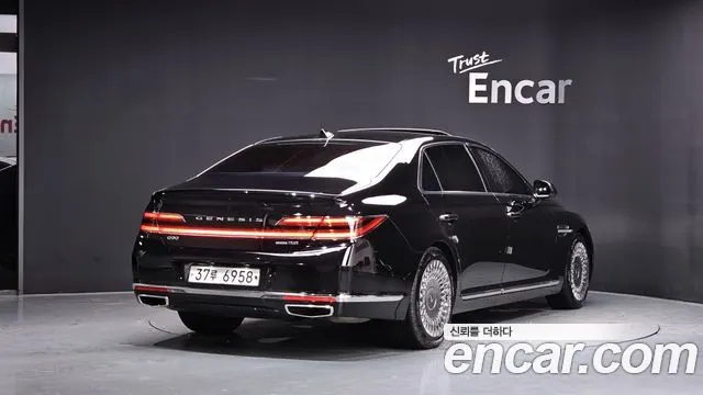 GENESIS G90 2019 — 86 007 км, чёрный, Корея — под ключ — фото 2