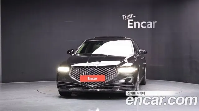GENESIS G90 2019 — 86 007 км, чёрный, Корея — под ключ — фото 3