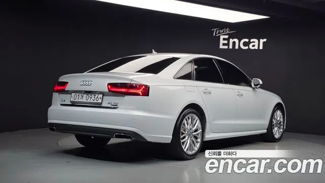 AUDI A6 2016 — 125 577 км, белый, Корея — под ключ — фото 2