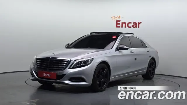 MERCEDES-BENZ S-CLASS W222 2015 — 229 110 км, серебристый, Корея — под ключ — фото 1