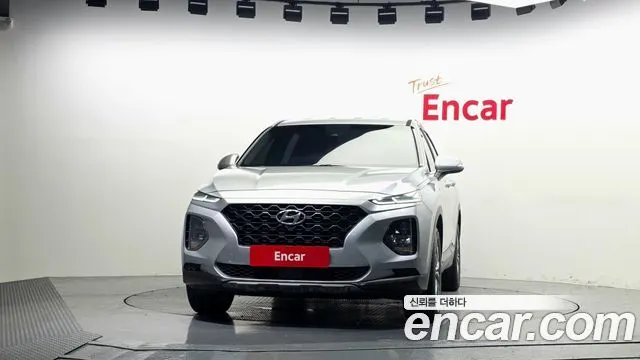 HYUNDAI SANTA FE 2019 — 73 543 км, серебристый, Корея — под ключ — фото 3