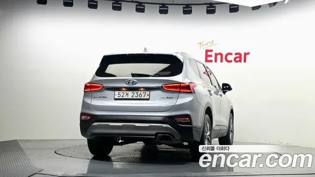 HYUNDAI SANTA FE 2019 — 73 543 км, серебристый, Корея — под ключ — фото 4