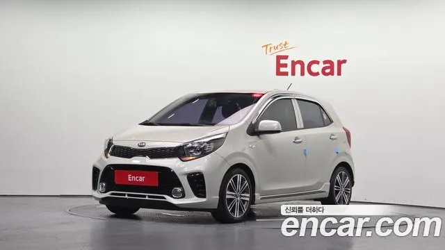 KIA MORNING 2017 — 100 943 км, белый-перламутр, Корея — под ключ — фото 1