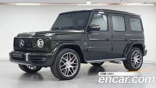 MERCEDES-BENZ G-CLASS W463B 2023 — 51 510 км, салатовый, Корея — под ключ — фото 1