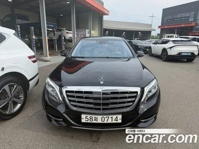MERCEDES-BENZ S-CLASS W222 2016 — 82 237 км, чёрный, Корея — под ключ — фото 1
