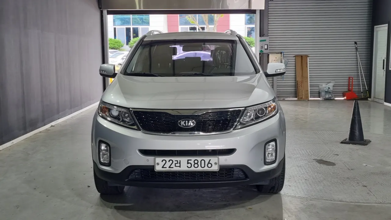 KIA SORENTO R 2014 — 115 384 км, серебристый, Корея — под ключ — фото 3