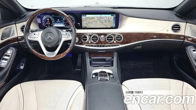 MERCEDES-BENZ S-CLASS W222 2019 — 187 341 км, чёрный, Корея — под ключ — фото 7