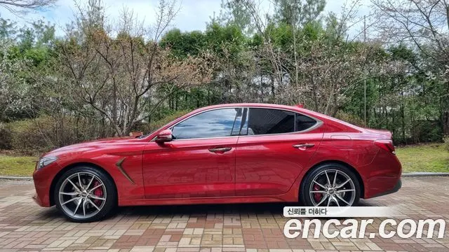 GENESIS G70 2019 — 49 000 км, красный, Корея — под ключ — фото 11