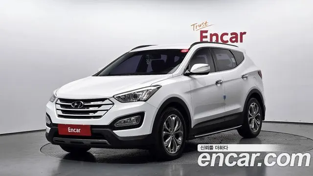 HYUNDAI SANTA FE 2013 — 156 570 км, белый, Корея — под ключ — фото 1