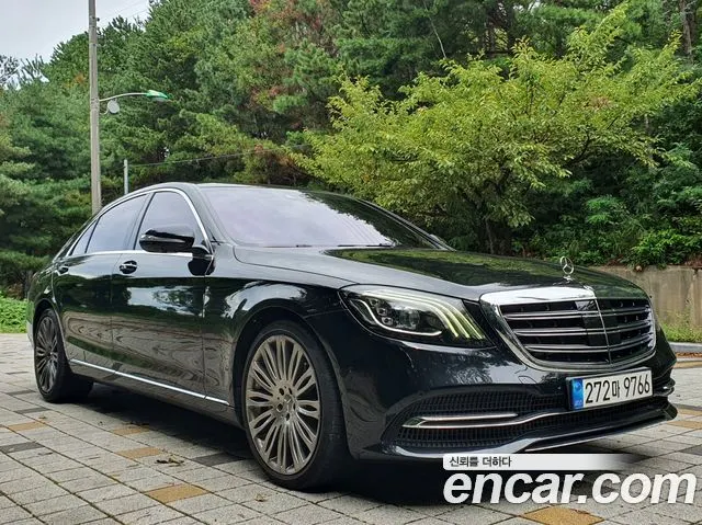 MERCEDES-BENZ S-CLASS W222 2019 — 176 003 км, чёрный, Корея — под ключ — фото 4