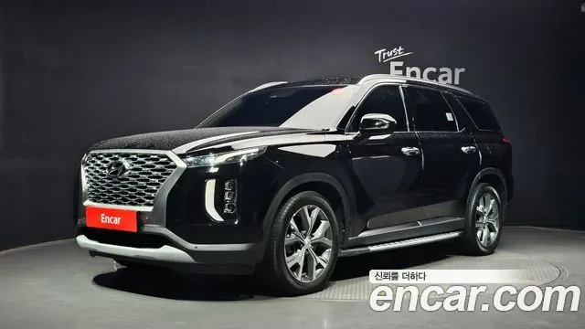 HYUNDAI PALISADE 2022 — 58 575 км, чёрный, Корея — под ключ — фото 1