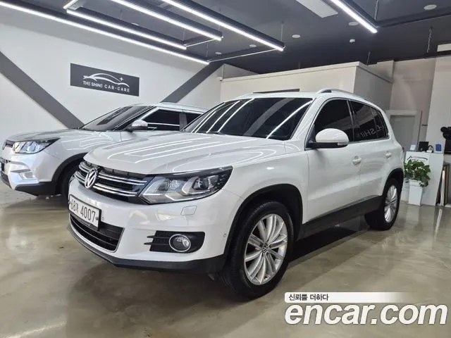 VOLKSWAGEN TIGUAN 2013 — 200 377 км, белый, Корея — под ключ — фото 11
