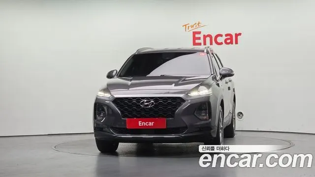 HYUNDAI SANTA FE 2019 — 110 900 км, серый, Корея — под ключ — фото 3
