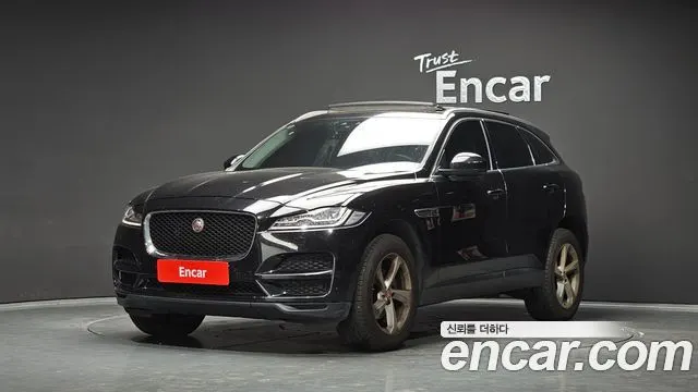 JAGUAR F-PACE 2019 — 285 306 км, чёрный, Корея — под ключ — фото 1