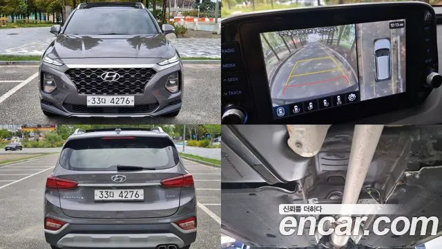 HYUNDAI SANTA FE 2019 — 100 000 км, серый, Корея — под ключ — фото 11