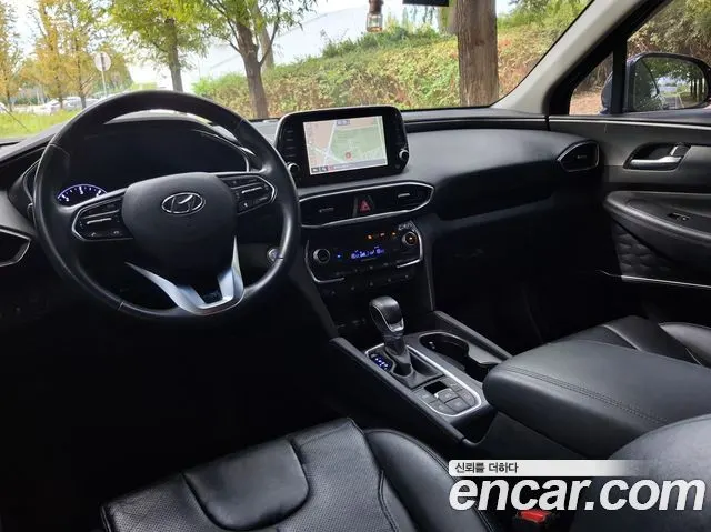 HYUNDAI SANTA FE 2019 — 100 000 км, серый, Корея — под ключ — фото 10