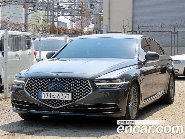 GENESIS G90 2019 — 169 706 км, серый, Корея — под ключ — фото 2