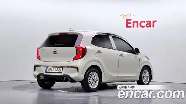 KIA MORNING URBAN 2021 — 43 598 км, белый-перламутр, Корея — под ключ — фото 2