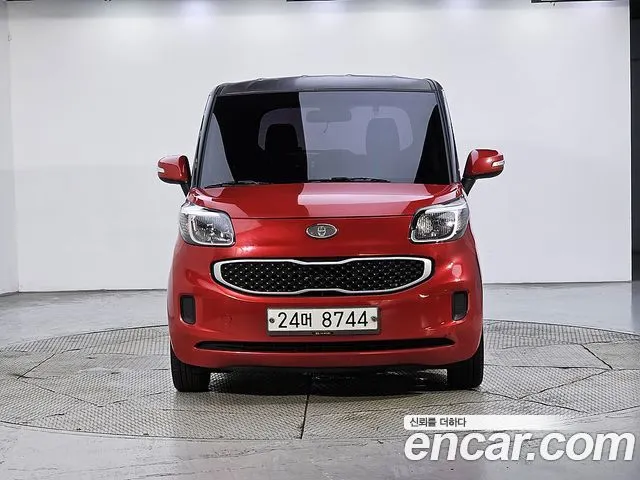 KIA RAY 2016 — 146 000 км, красный, Корея — под ключ — фото 2
