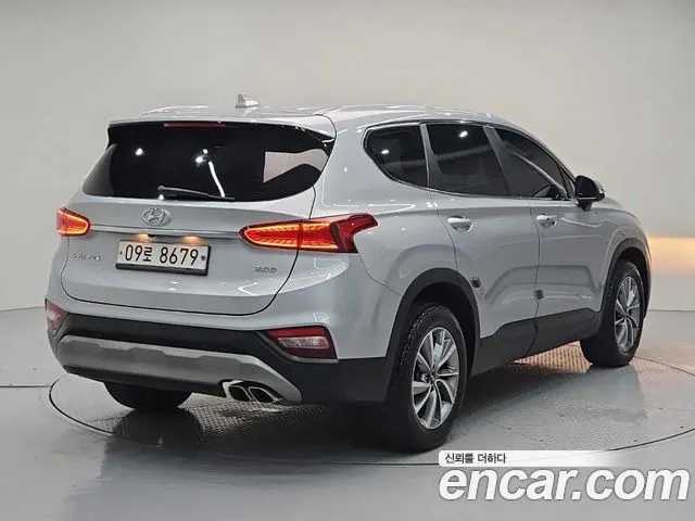 HYUNDAI SANTA FE 2019 — 147 818 км, серебристый, Корея — под ключ — фото 4