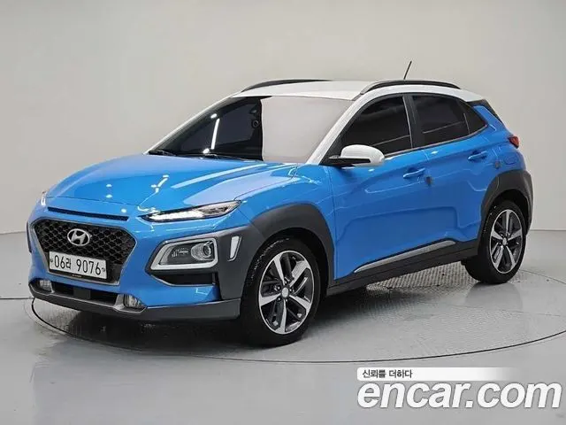 HYUNDAI KONA 2018 — 107 343 км, синий, Корея — под ключ — фото 12