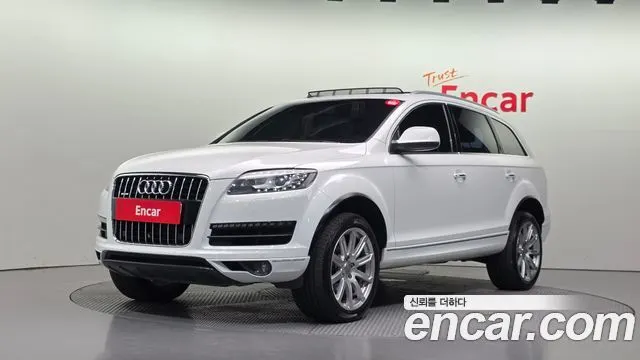 AUDI Q7 2015 — 144 962 км, белый, Корея — под ключ — фото 1