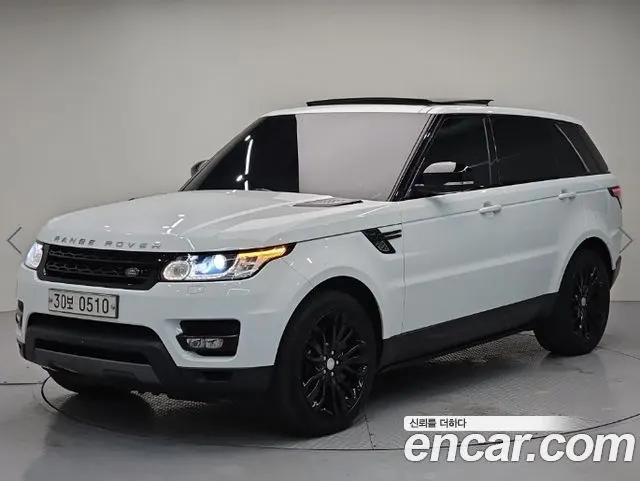 LAND ROVER RANGE ROVER SPORT 2016 — 183 713 км, белый, Корея — под ключ — фото 1
