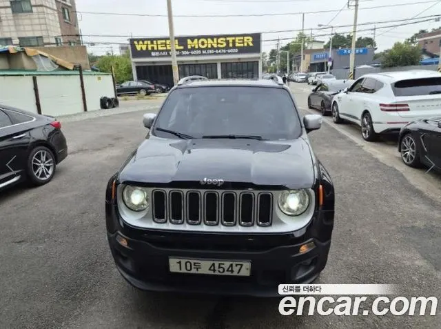 JEEP RENEGADE 2017 — 80 683 км, чёрный, Корея — под ключ — фото 1
