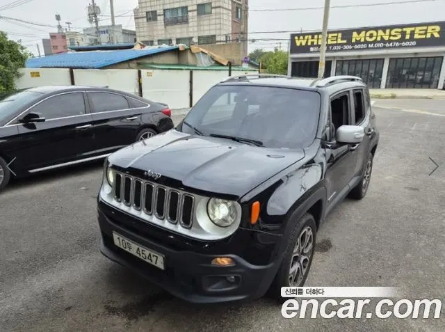 JEEP RENEGADE 2017 — 80 683 км, чёрный, Корея — под ключ — фото 2