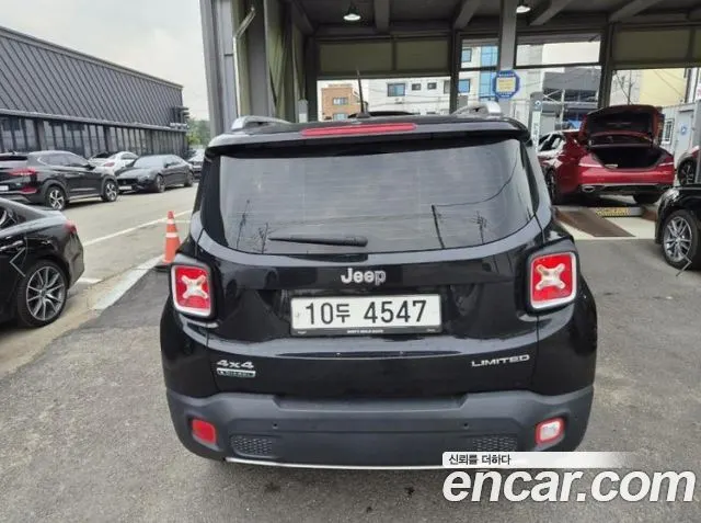 JEEP RENEGADE 2017 — 80 683 км, чёрный, Корея — под ключ — фото 4