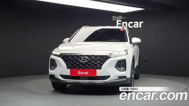 HYUNDAI SANTA FE 2019 — 175 923 км, белый, Корея — под ключ — фото 3