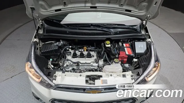 CHEVROLET SPARK 2016 — 82 551 км, белый-перламутр, Корея — под ключ — фото 6