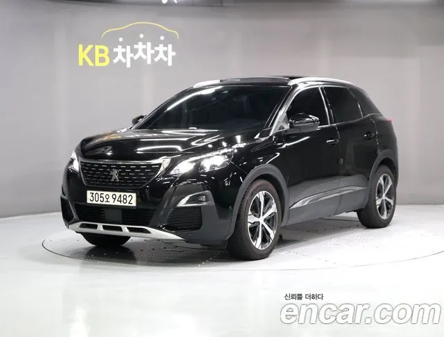 PEUGEOT 3008 2019 — 144 173 км, чёрный, Корея — под ключ — фото 1